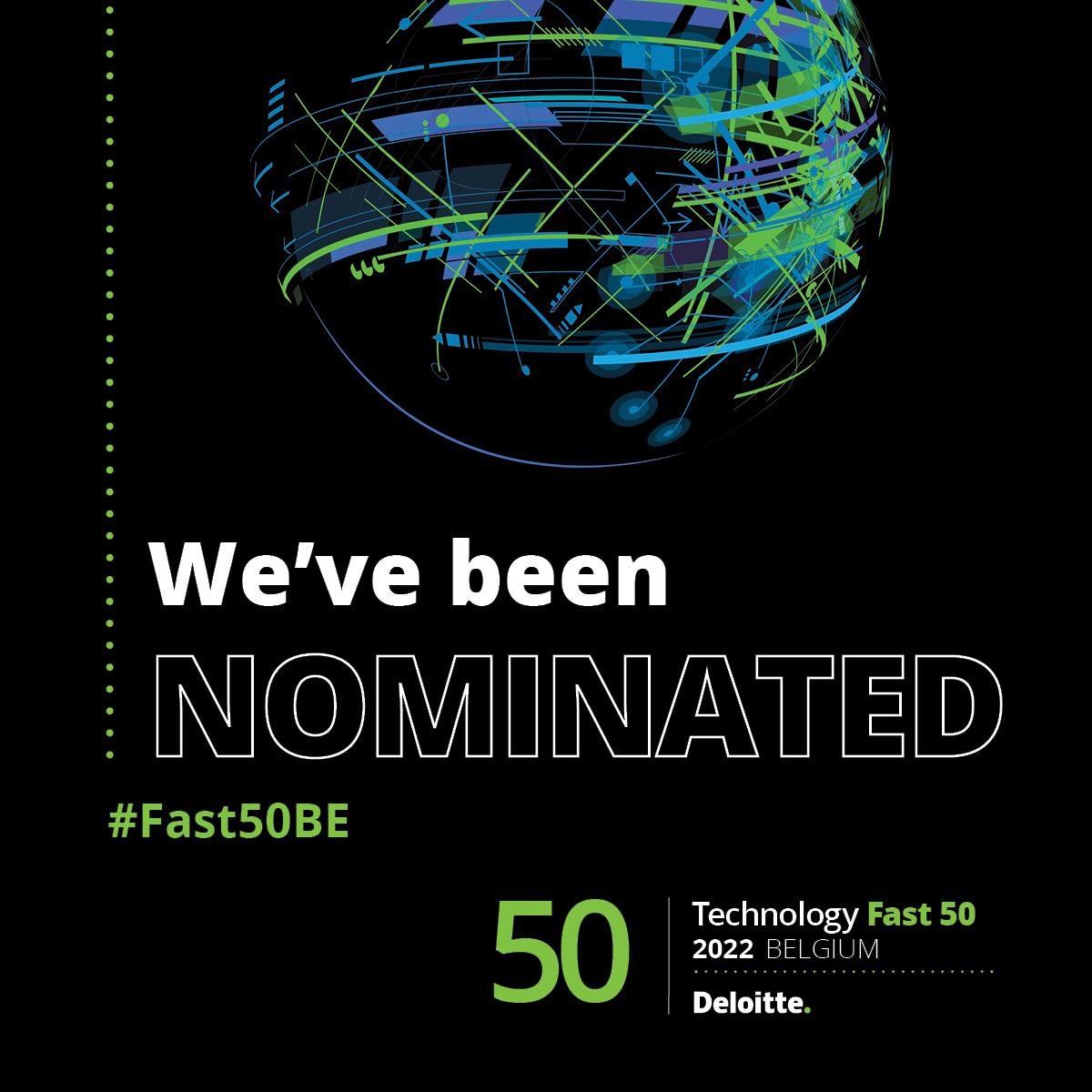 Nominatie Technology Fast 50 Deloitte 2022