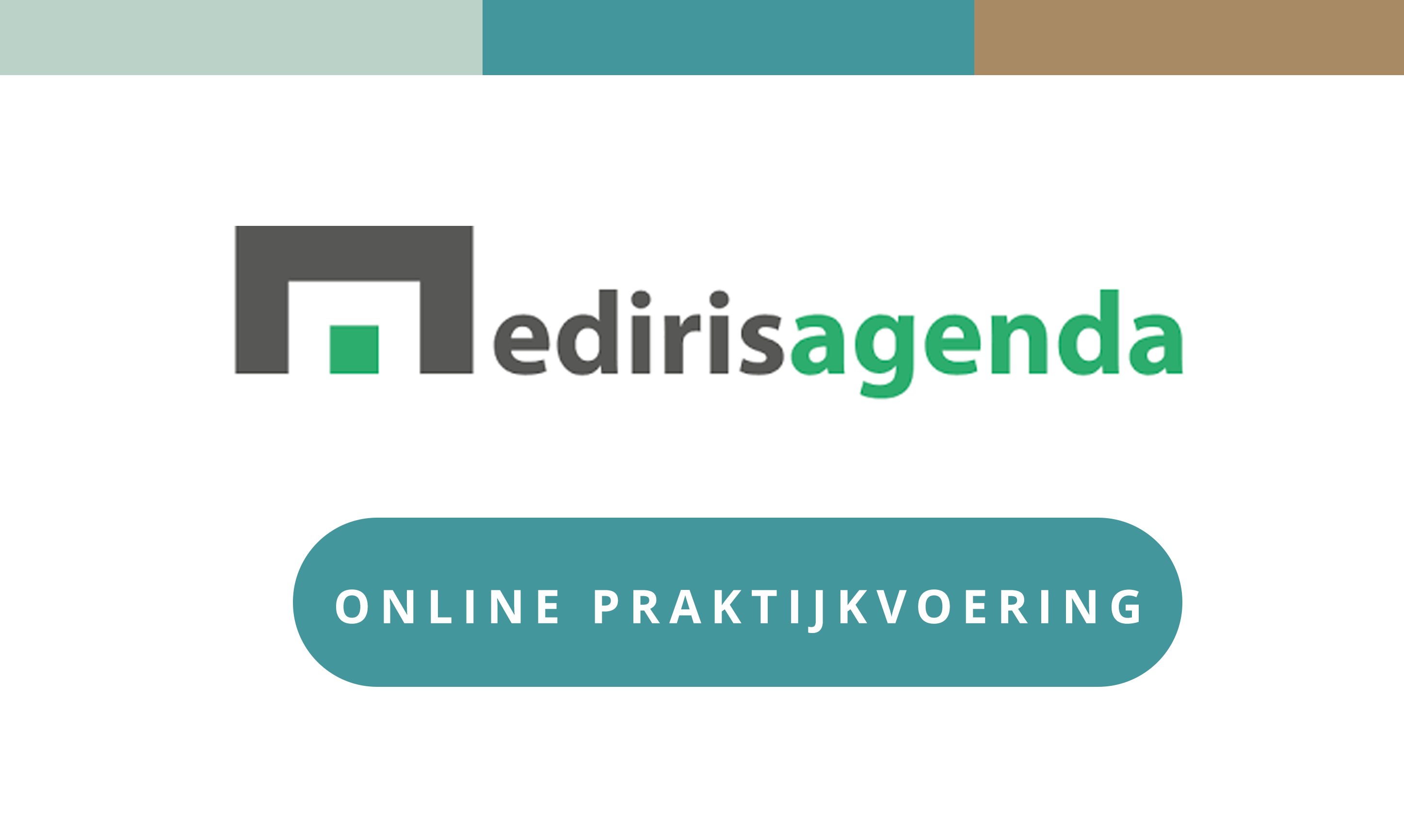 Mediris Agenda – flexibel inzetbaar in uw praktijk