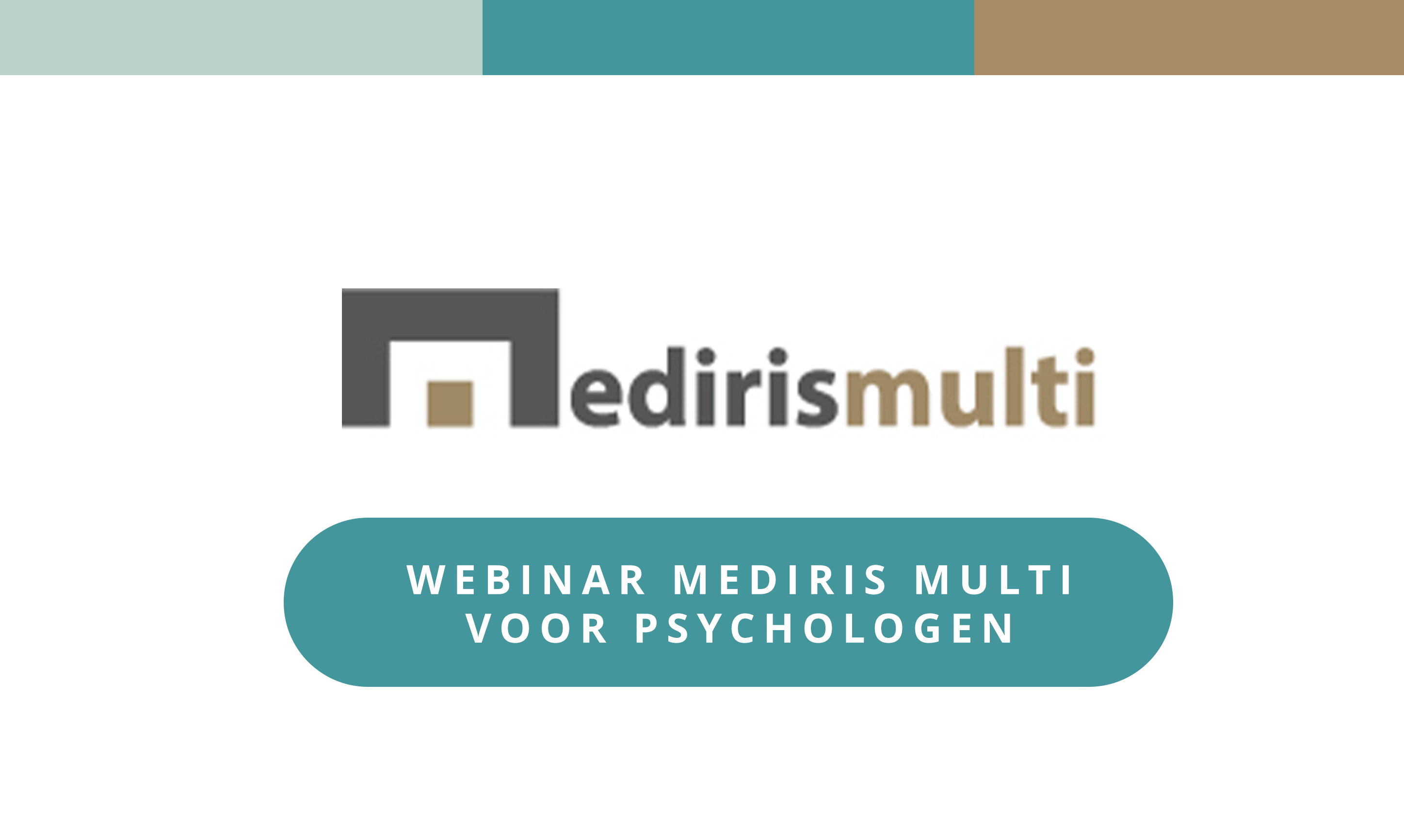 Mediris Multi voor psychologen